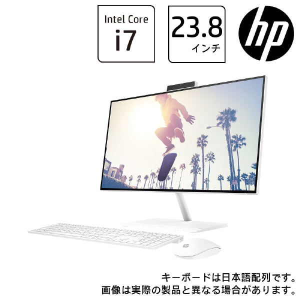 デスクトップパソコン HP 24-ck0000 AiO スターリーホワイト 6K5C4PA