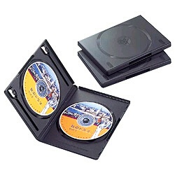 Blu-ray/DVD/CDΉ g[P[X 2[×3 ubN CCD-DVD04BK[CCDDVD04BK]