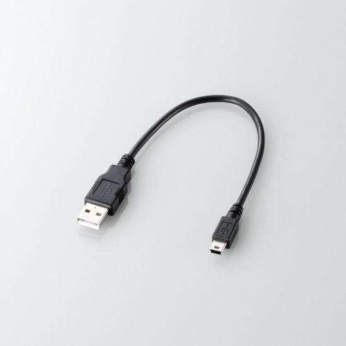 USB2.0ケーブル A-mini-Bタイプ 【PS3】 ブラック U2C-GMM025BK[U2CGMM025BK]