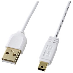 USB-A  mini USBP[u [] /1.5m /USB2.0] ɍ zCg KU-SLAMB515W[KUSLAMB515W]
