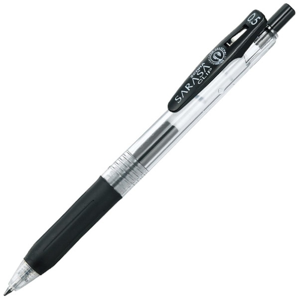［ゲルインクボールペン］ サラサクリップ0.5 （ボール径：0.5mm、インク色：黒） JJ15-BK[JJ15BK]