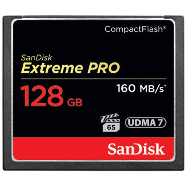 コンパクトフラッシュ ExtremePRO（エクストリームプロ） SDCFXPS-128G-J61 [128GB][SDCFXPS128GJ61]