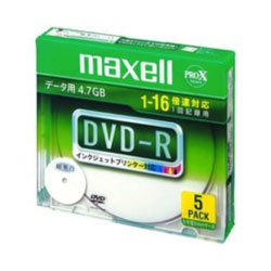 データ用DVD-R ホワイト DR47WPD.S1P5SA [5枚 /4.7GB /インクジェットプリンター対応][DR47WPDS1P5SA]