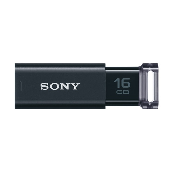 USM16GU/B USBメモリ ブラック [16GB /USB3.0 /USB TypeA /ノック式]