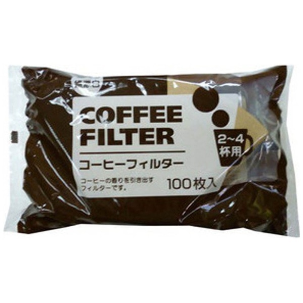 コーヒーフィルター 100P2-4BROWN[24BROWN]