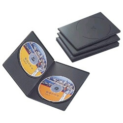 Blu-ray/DVD/CDΉ Xg[P[X 2[×5 ubN CCD-DVDS05BK[CCDDVDS05BK]