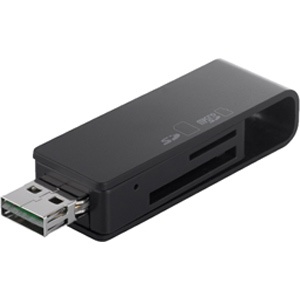 BSCRD05U2BK microSD/SDカード専用カードリーダー・ライター BSCRD05U2シリーズ ブラック [USB2.0]