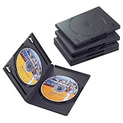 Blu-ray/DVD/CDΉ g[P[X 2[×5 ubN CCD-DVD05BK[CCDDVD05BK]