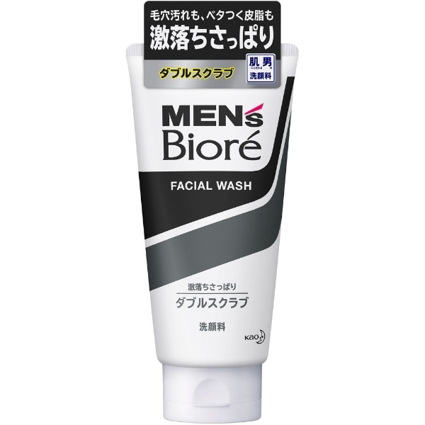 MEN’s Biore（メンズビオレ）ダブルスクラブ洗顔（130g）〔洗顔料〕