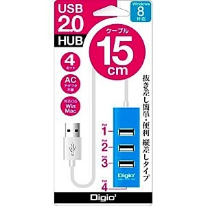 UH-2304N USBnu P[ǔ^ u[ [oXp[ /4|[g /USB2.0Ή][UH2304NBL]