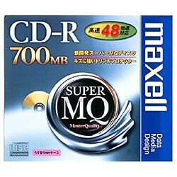 データ用CD-R SuperMQシリーズ CDR700S.1P [1枚 /700MB /インクジェットプリンター対応][CDR700S1P]
