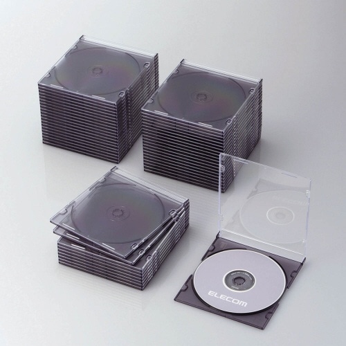 Blu-ray/DVD/CDΉ XP[X 1[×50 NAubN CCD-JSCS50CBK[CCDJSCS50CBK]