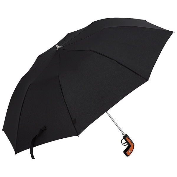 折りたたみ傘 ピストルクレスト ブラック PC-2F58-UJ [雨傘 /メンズ /58cm][PC2F58UJ]