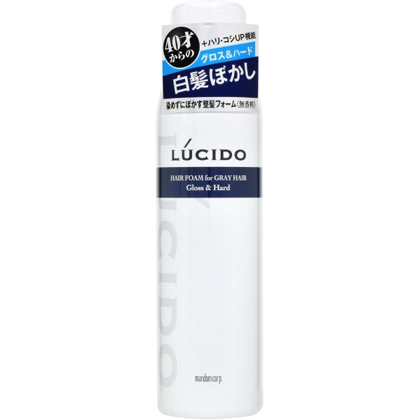 LUCIDO（ルシード） 白髪用整髪フォームグロス＆ハード（185g） 〔スタイリング剤〕