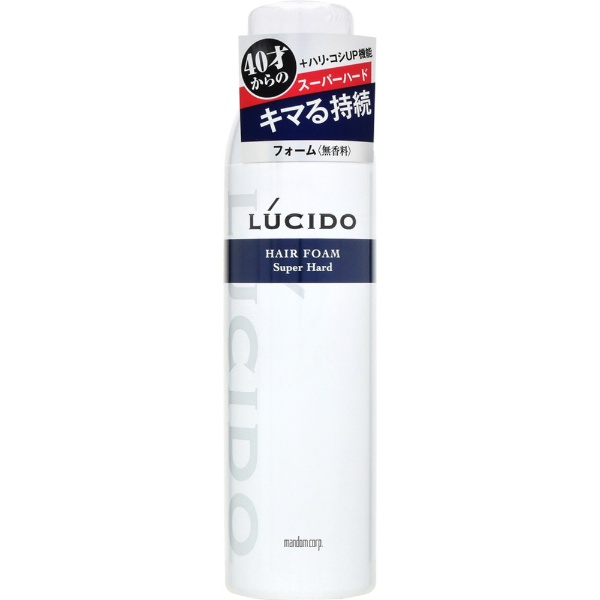 LUCIDO（ルシード） ヘアフォーム　スーパーハード（185g） 〔スタイリング剤〕
