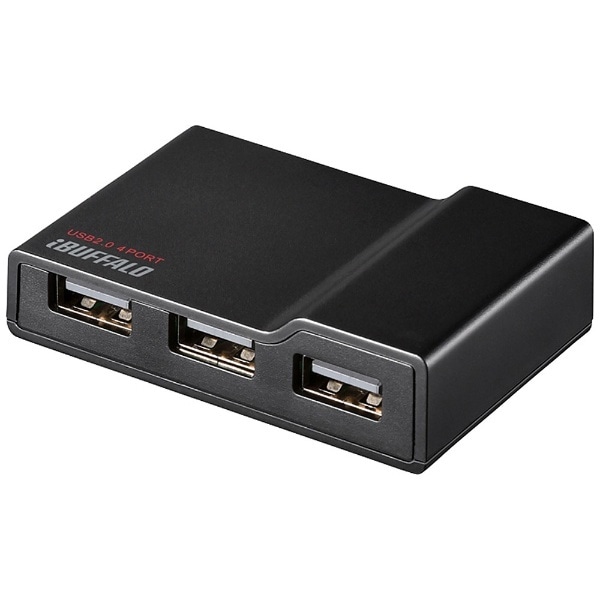 BSH4A11 USBハブ ブラック [バス＆セルフパワー /4ポート /USB2.0対応][BSH4A11BK]