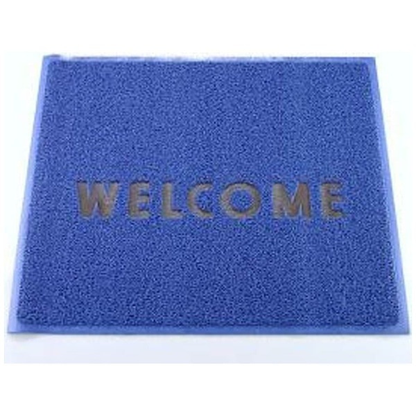 3M 文字入マット WELCOME 青 ＜KMT1314A＞[KMT1314A]