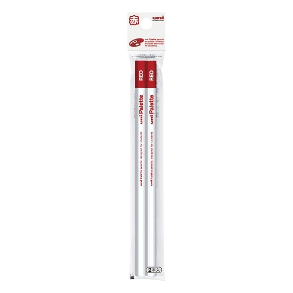 [鉛筆] 赤鉛筆 881級 #15 ユニパレット (芯色：赤) 2P K881PLT2P