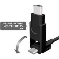 USBϊzXgA_v^ [USB-C{micro USB IXX USB-A] ubN SAD-CH01/BK