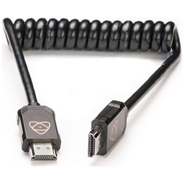 ATOMFLEX PRO HDMI COILED CABLE (Full to Full 30cm) ATOM4K60C5