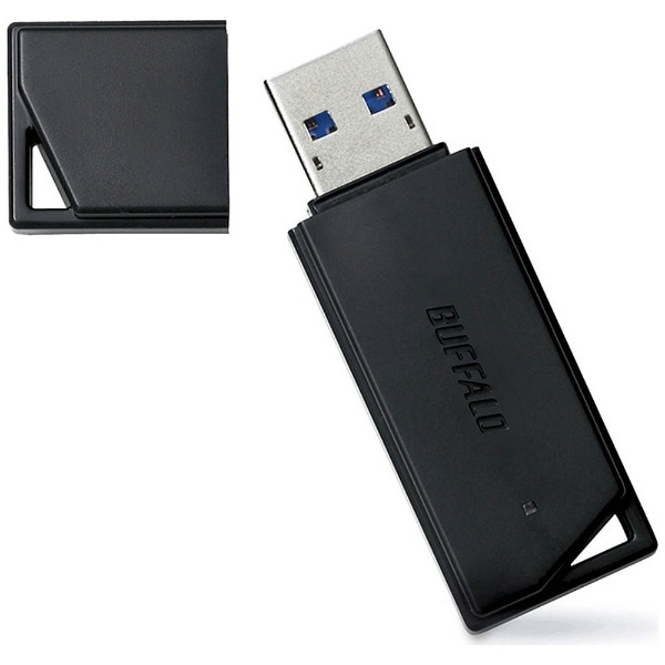 RUF3-K64GB-BK USB[ USB3.1/3.0/2.0Ή 64GB Lbv RUF3-KBV[Y ubN [64GB /USB3.1 /USB TypeA /Lbv][RUF3K64GBBK]