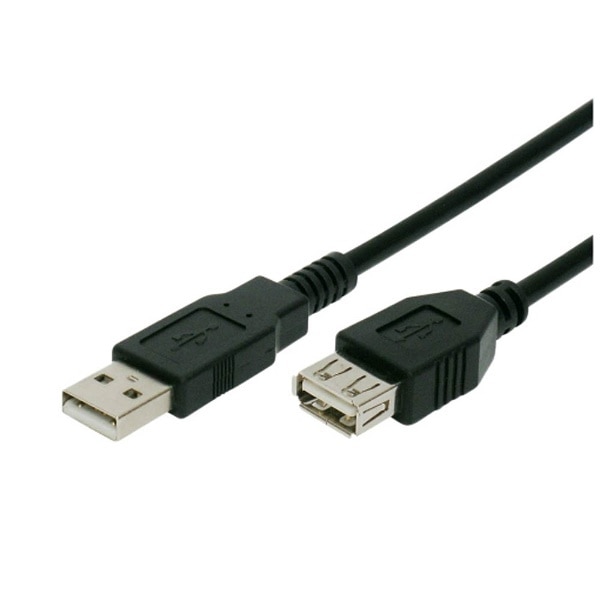 2.0m［USB-A ⇔ USB-A］2.0延長ケーブルP-UMM20[PUMM20]