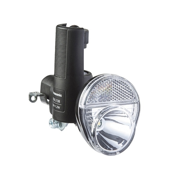 ヘッドライト LED発電ランプ（ブラック） NSKL138-B[NSKL138_B]