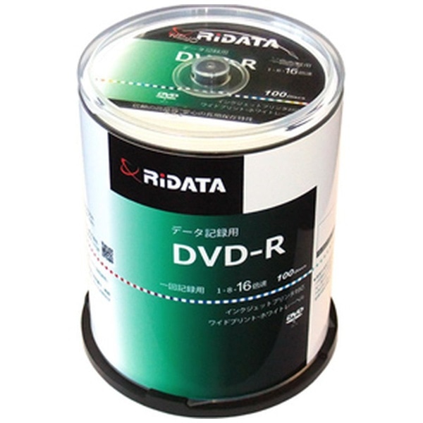 D-R47GB.PW100RD C データ用DVD-R [100枚 /4.7GB /インクジェットプリンター対応]