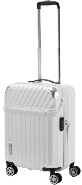 スーツケース 35L(43L) TRAVERIST（トラベリスト）MOMENT（モーメント） カーボンホワイト 76-20299 [TSAロック搭載]