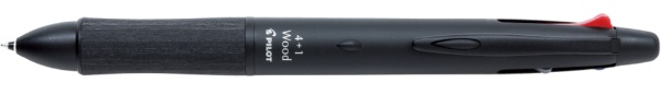 4+1Wood(フォープラスワンウッド) 多機能ボールペン ブラック BKHFW-2SR-B [0.7mm]