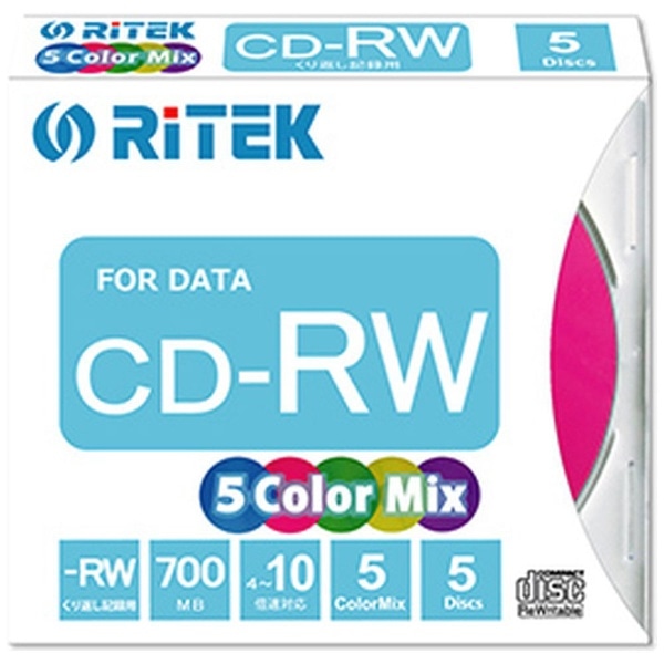CD-RW700.MIX5P A f[^pCD-RW [5 /700MB]