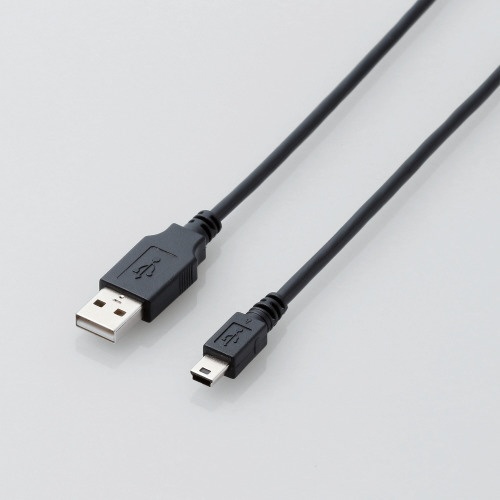 USB2.0/A-miniB/ɰ/1m/ׯ U2C-M10XBK ubN