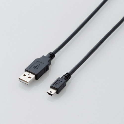 USB2.0/A-miniB/ɰ/1.5m/ׯ U2C-M15XBK ubN