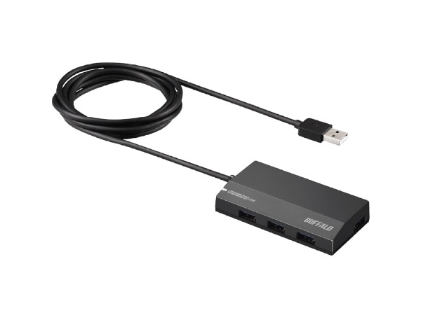 BSH4A128U3 USBハブ ブラック [バス＆セルフパワー /4ポート /USB3.0対応][BSH4A128U3BK]