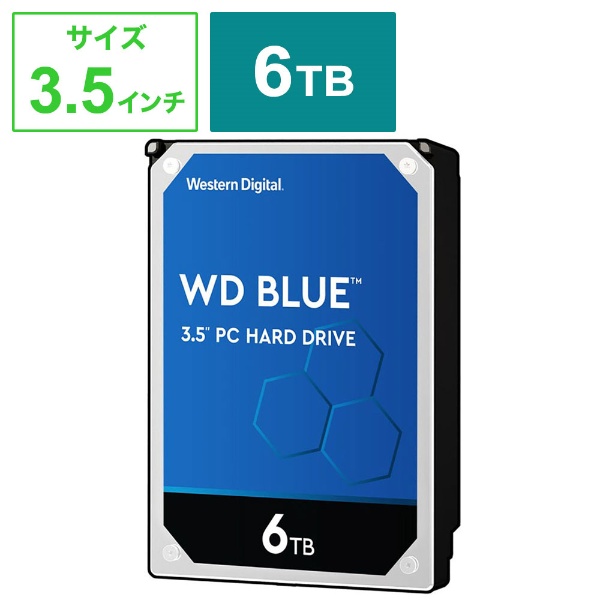 WD60EZAZ-RT HDD SATAڑ WD Blue(256MB/5400RPM/SMR) [6TB /3.5C`]yoNiz [WD60EZAZRT]