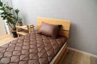【ベッドパッド】洗える吸水速乾・抗菌防臭ベッドパッド(セミダブルサイズ/120×200cm/ブラウン)