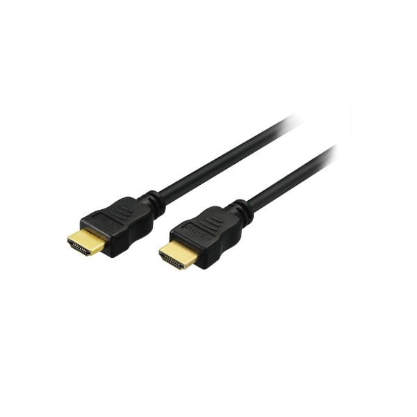 HDMIケーブル HIGH SPEED with Ethernet ブラック GH-DHD20BK [2m /HDMI⇔HDMI /スタンダードタイプ /イーサネット対応]