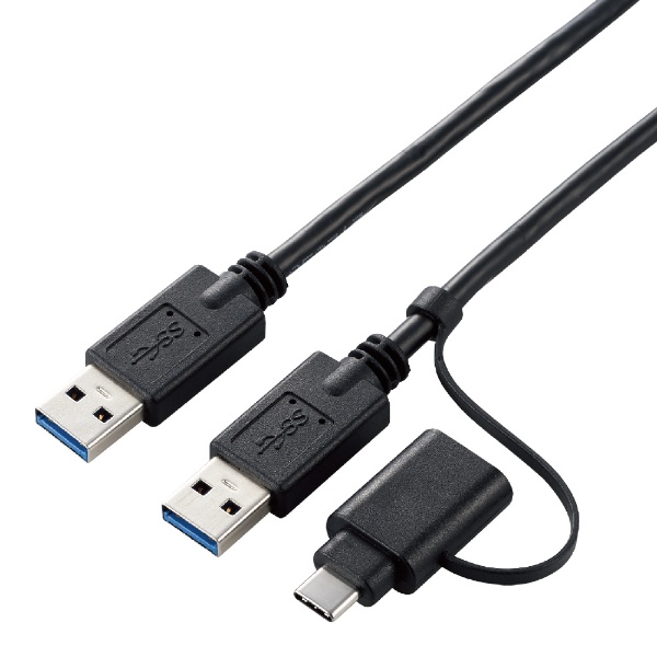 USB-C{USB-A  USB-AP[u [] /1.5m /USB3.0] p\R Windows11AMacΉ ubN UC-TV6BK