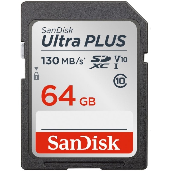 SDXCカード Ultra PLUS（ウルトラ プラス） SDSDUW3-064G-JNJIN [Class10 /64GB]