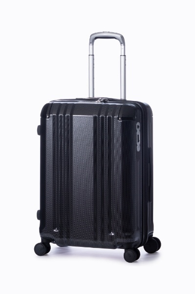 スーツケース ハードキャリー 52L(60L) デカかるEdge ウェーブブラック ALI-008-22W [TSAロック搭載]