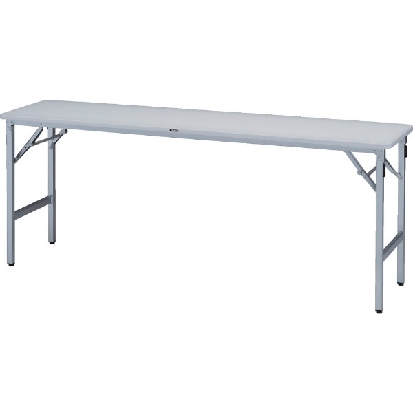 ＴＲＵＳＣＯ　超軽量折り畳み会議テーブル（アルミ脚）　１８００×４５０　ホワイト TTAB-1845                           8000