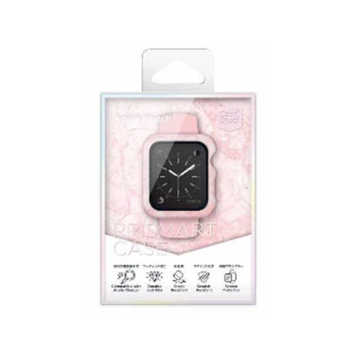 AppleWatch 44mm iSeries4jiSeries5j CaseStudi PRISMART Case Marble Pink CSWTPRM44MP }[usN[CSWTPRM44MP]