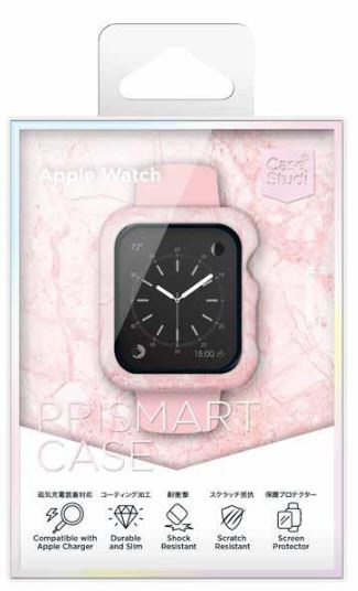 AppleWatch 40mm iSeries4jiSeries5j CaseStudi PRISMART Case Marble Pink CSWTPRM40MP }[usN[CSWTPRM40MP]