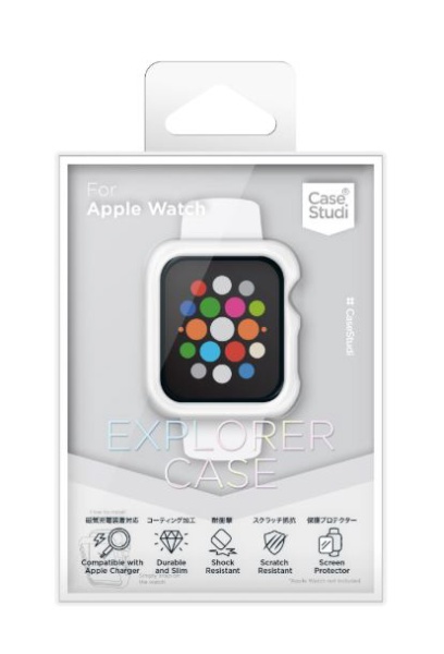 AppleWatch 40mm iSeries4jiSeries5j CaseStudi Explorer Cas Pearl White CSWTEX40PWH p[zCg[CSWTEX40PWH]