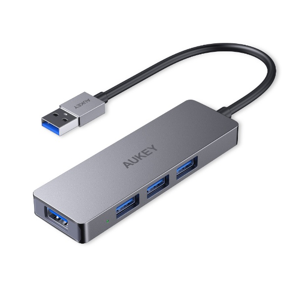 CB-H36 USB-Aハブ (Chrome/Mac/Win) グレー [バスパワー /4ポート /USB3.0対応]