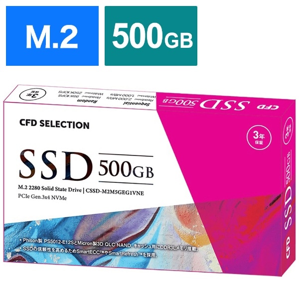 CSSD-M2M5GEG1VNE SSD CFD EG1VNE V[Y [500GB /M.2]