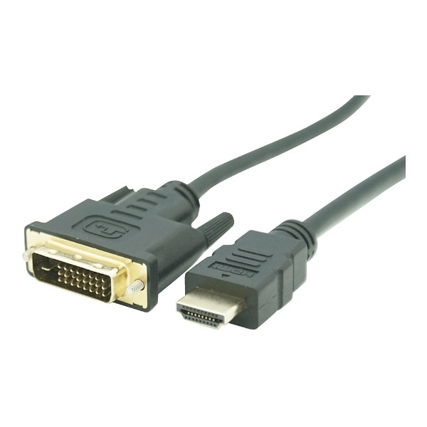 映像変換ケーブル シングルリンク ブラック GP-HDDVI-30 [HDMI⇔DVI /3m]
