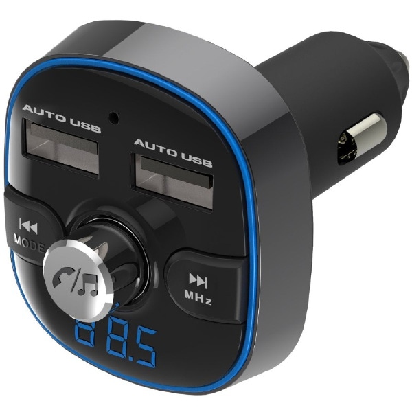 Bluetooth　FMトランスミッター　&lt;USB２ポート/ハンズフリー通話機能搭載/FM周波数フルバンド/イコライザー機能搭載/最適充電&gt; KD-210