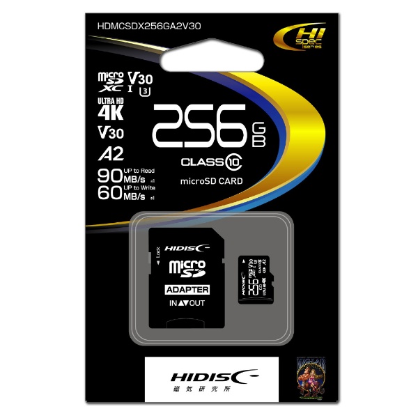 microSDXCJ[h HDMCSDX256GA2V30 [Class10 /256GB]