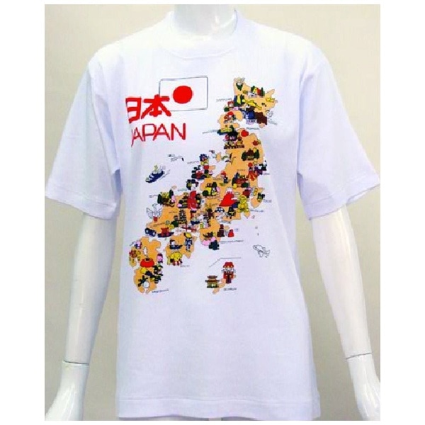6066-S 子供Tシャツ 日本名所／S【処分品の為、外装不良による返品・交換不可】